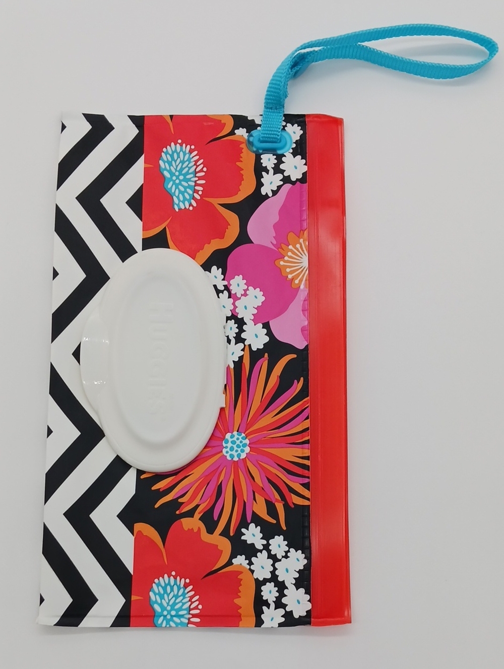 Huggies Clutch 'N Clean Resuable Wipes Holder with Floral Pattern